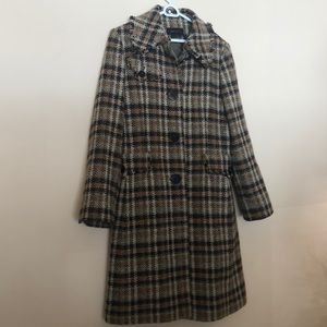 Large print tweed jacket